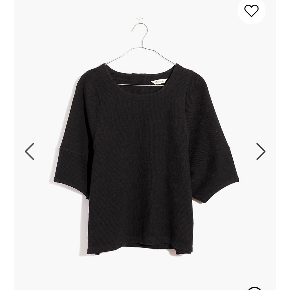 Madewell ottoman jacquard top